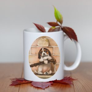 Kubek Beagle Retro Portret